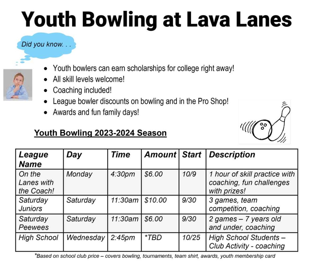 youth schedule